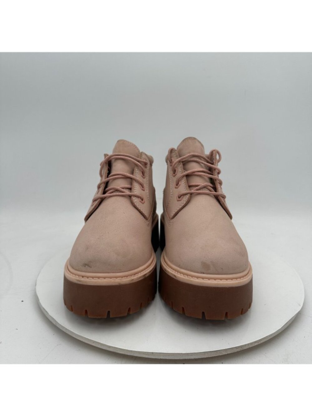 Timberland Nellie Stonestreet Kids Sz 4 Women 5.5 TB0A6EJ9-EKD Pink Chukka Boot - Picture 2 of 10